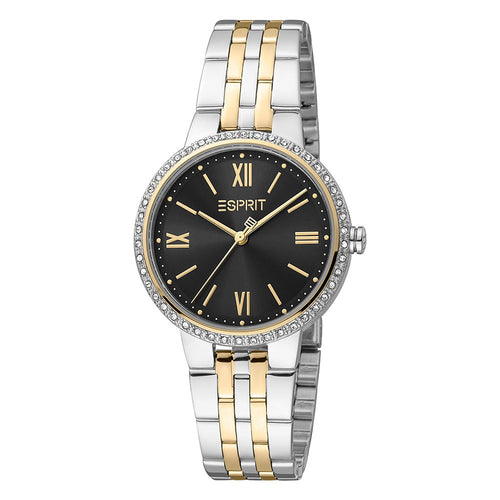 Orologio ESPRIT donna Love tempo acciaio bicolore / nero
