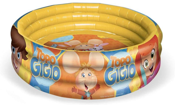Grandi Giochi - Piscina Topo Gigio 3 Anelli 90 cm