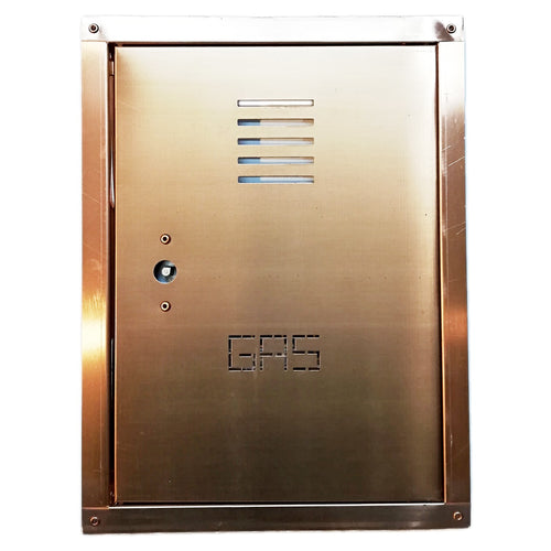 Sportello portello porta rame per chiusura nicchia contatore gas