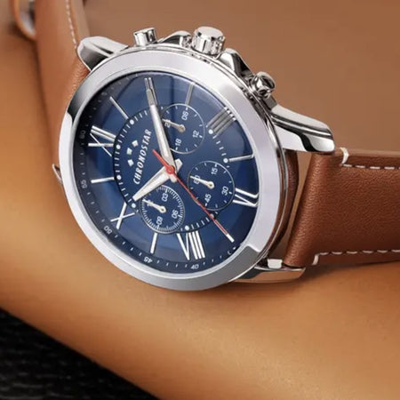 Orologio CHRONOSTAR uomo Sporty multi funzione pelle marrone