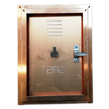 Sportello portello porta rame per chiusura nicchia contatore gas