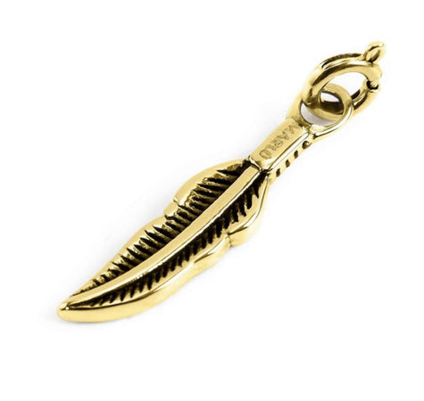 Marlù - CHARM ORO PVD PIUMA