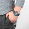 Orologio MASERATI uomo Epoca Automatico acciaio nero / blu