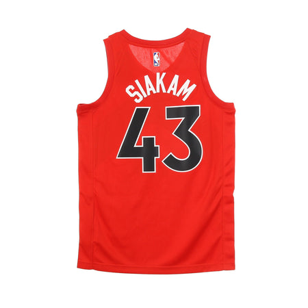 NIKE NBA Canotta Basket Uomo Nba Swingman Jersey Icon Edition 2020 No 43 Pascal Siakam Torrap University Red da uomo