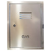 Sportello portello porta inox per chiusura nicchia contatore gas
