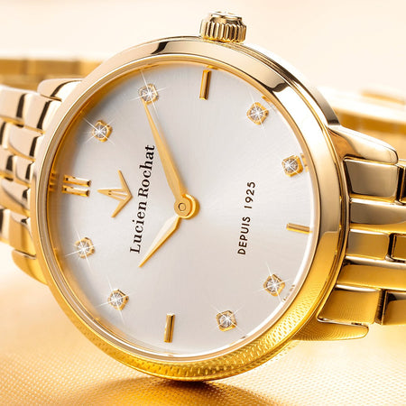 Orologio LUCIEN ROCHAT donna Charme acciaio dorato / silver