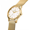 Orologio LUCIEN ROCHAT uomo Montreux acciaio dorato / bianco