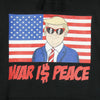 C1RCA Felpa Cappuccio Uomo War Is Peace Hood Black da uomo