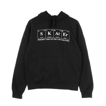C1RCA Felpa Cappuccio Uomo Skater Hood Black da uomo