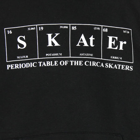 C1RCA Felpa Cappuccio Uomo Skater Hood Black da uomo