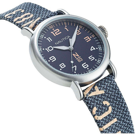 Orologio NAUTICA uomo N83 Loves the Ocean tessuto blu