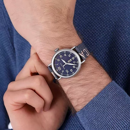 Orologio NAUTICA uomo N83 Loves the Ocean tessuto blu