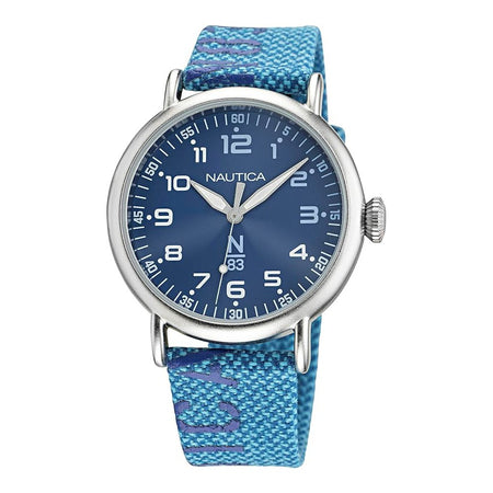 Orologio NAUTICA uomo N83 Loves the Ocean tessuto azzurro