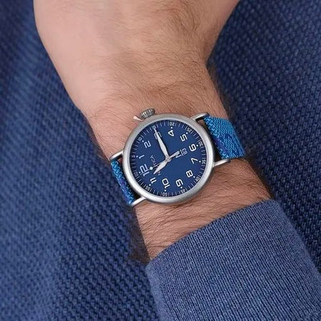Orologio NAUTICA uomo N83 Loves the Ocean tessuto azzurro