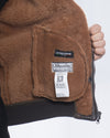 Carlo - Bomber Uomo in Shearling Testa di Moro con Cappuccio