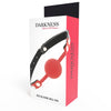 Darkness Ball Gag in Silicone Rosso