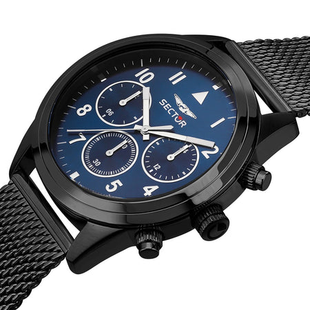 Sector 670 – Orologio Uomo Multifunzione maglia acciaio nera (R3253540010)