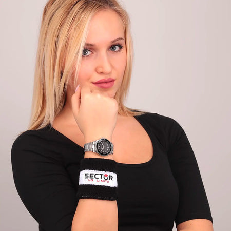 Orologio SECTOR donna 230 acciaio / nero - Special Box
