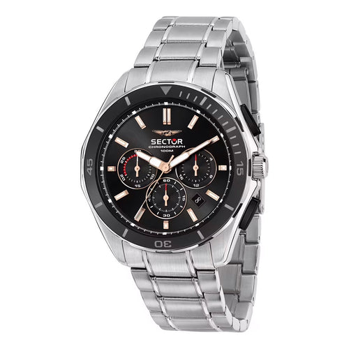 Orologio SECTOR uomo 790 cronografo acciaio nero