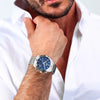 Orologio SECTOR uomo 790 cronografo acciaio / blu