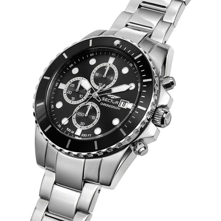 Orologio SECTOR uomo 450 cronografo acciaio / nero