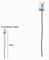 Tubo Flessibile Flessibili Rubinetto Miscelatore Acqua 50 Cm F1/2 X M10/1 87373