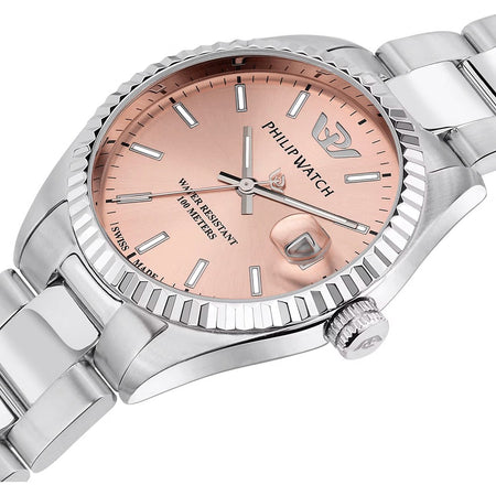 Orologio PHILIP WATCH donna Caribe datario acciaio / rosa