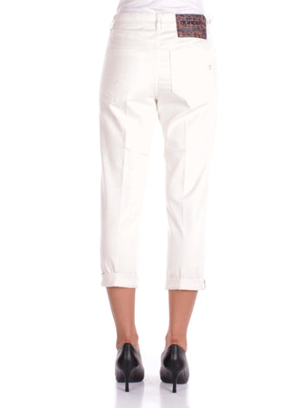 Dondup Pantaloni Latte da donna