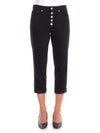 Dondup Pantaloni Nero da donna