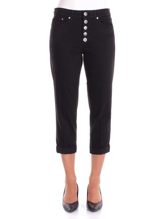Dondup Pantaloni Nero da donna