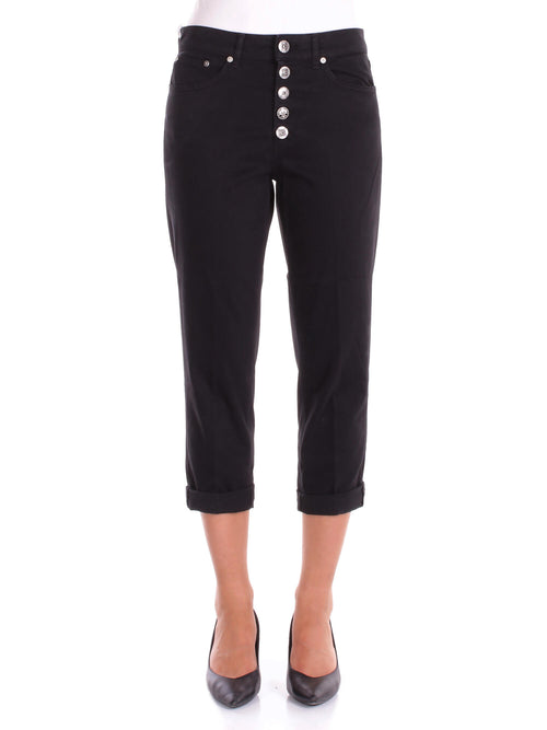Dondup Pantaloni Nero da donna