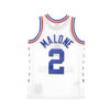 MITCHELL & NESS Canotta Basket Uomo Nba Swingman Jersey Hardwood Classics No.2 Moses Malone All Star Game East 1985 White da uomo