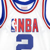 MITCHELL & NESS Canotta Basket Uomo Nba Swingman Jersey Hardwood Classics No.2 Moses Malone All Star Game East 1985 White da uomo