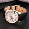 Orologio LUCIEN ROCHAT uomo Leman Automatico pelle nera / silver