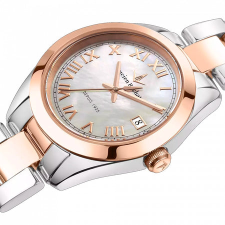 Orologio LUCIEN ROCHAT donna Madame data bicolore / madreperla