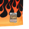 MITCHELL & NESS Canotta Basket Uomo Nba Swingman Jersey Flames Hardwood Classics No.1 Penny Hardaway 1994-95 Orlmag Black/black/multi Color da uomo