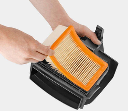 Filtro Piatto Plissettato per Aspirapolvere, Compatibile con Karcher WD 4 WD 5 WD 6, Plastica, 159x101mm