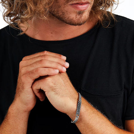 Bracciale SECTOR uomo Energy acciaio vintage