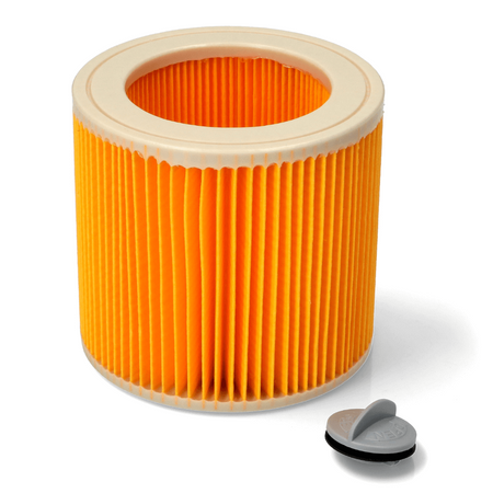 Filtro Cartuccia per Aspirapolvere Compatibile con Karcher WD1 WD2 WD3 SE4100