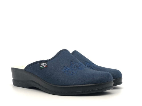 FLY FLOT Ciabatta donna chiusa Altamura Blu