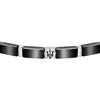 Bracciale MASERATI uomo Ceramic acciaio logo