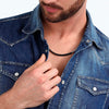 Collana SECTOR uomo Basic acciaio / nero
