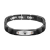Bracciale MASERATI uomo Black acciaio nero