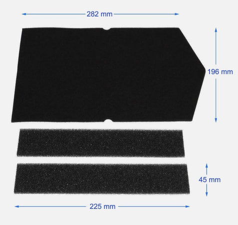 Kit Filtri adattabili Miele 09688381+ 6057930