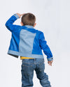 Noa - Giacca Baby Blu in vera pelle