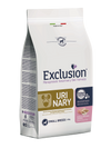 Exclusion Urinary Cani Adulti Small Breed maiale e riso 2 kg
