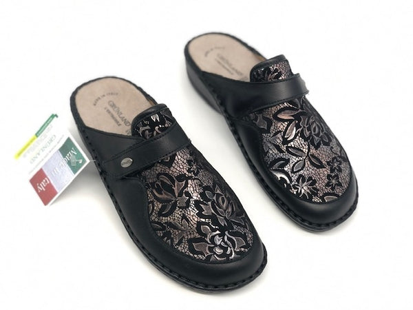 GRUNLAND Ciabatta chiusa donna Dara Nero