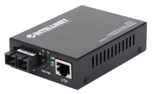 Convertitore RJ45 - Fibra SC GigaBit
