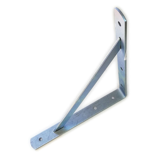 Reggimensola staffa zincata pesante con saetta di rinforzo