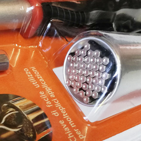 Chiave a bussola universale con cricchetto